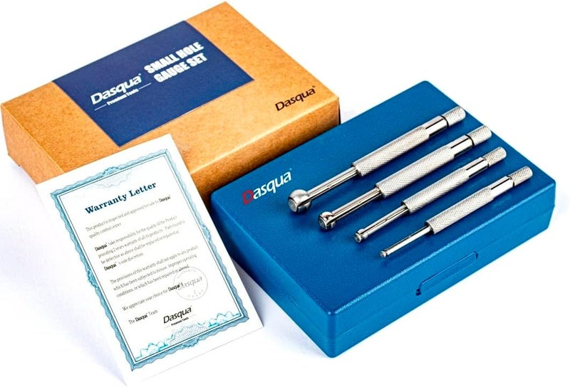 Dasqua 9999-0041 4-Piece Small Hole Gages and 8-100Mm~5/16-4 x 6-Inch Telescoping Gages Set - Image 2